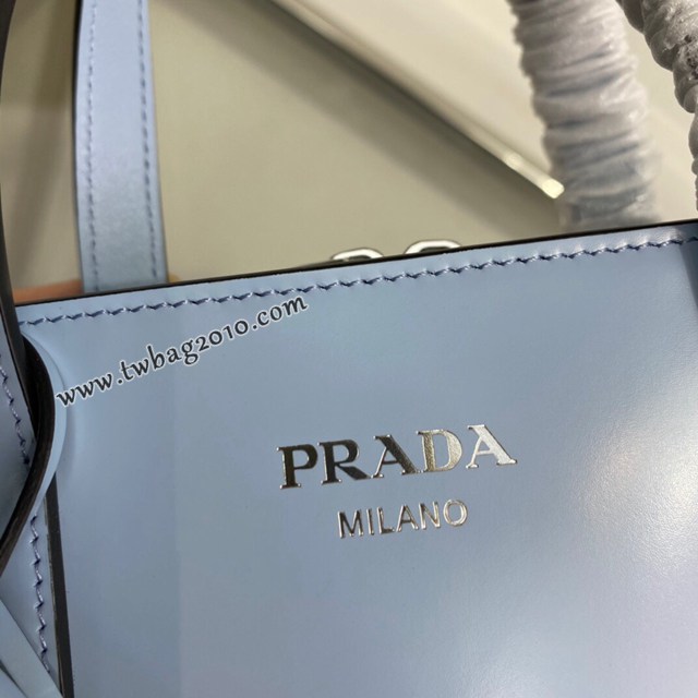 Prada專櫃新款mini購物袋 1BA357 普拉達複刻Re-Edition全皮手提包 csp1078